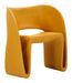 Fauteuil moutarde design contemporain pour intérieur et extérieur Sahara - Photo n°1