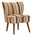 Fauteuil multicolore à motifs ethniques Madi - Photo n°1