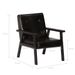 Fauteuil Noir Cuir véritable 4 - Photo n°8