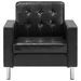 Fauteuil Noir Similicuir 8 - Photo n°3