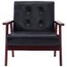 Fauteuil Noir Similicuir 6 - Photo n°3