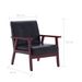 Fauteuil Noir Similicuir 6 - Photo n°5