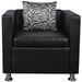 Fauteuil Noir Similicuir 2 - Photo n°3