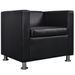 Fauteuil Noir Similicuir 2 - Photo n°4