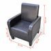 Fauteuil Noir Similicuir 5 - Photo n°5