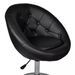 Fauteuil noir Similicuir Kapole - Lot de 2 - Photo n°3