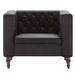 Fauteuil Noir Velours 4 - Photo n°3