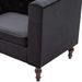 Fauteuil Noir Velours 4 - Photo n°6