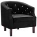 Fauteuil Noir Velours - Photo n°2