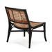 Fauteuil osier naturel et bois noir Rama - Photo n°3