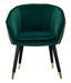 Fauteuil paris vert/or cm 62x58x78 - Photo n°1