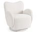 Fauteuil pivotant 360° BRITTANY Naturel - Photo n°1