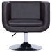 Fauteuil pivotant Marron Similicuir Lizo - Photo n°3