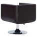 Fauteuil pivotant Marron Similicuir Lizo - Photo n°7