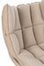 Fauteuil relax avec coussin beige Azia - Photo n°8