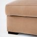 Fauteuil relax tissu beige et pieds pin massif Amoux - Photo n°3