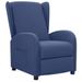 Fauteuil releveur inclinable Bleu Tissu - Photo n°1