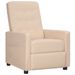 Fauteuil releveur inclinable Crème Tissu 2 - Photo n°1