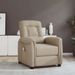 Fauteuil releveur inclinable de massage Gris clair Microfibre - Photo n°1