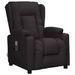 Fauteuil releveur inclinable de massage Noir Similicuir 2 - Photo n°1
