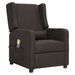 Fauteuil releveur inclinable de massage Taupe Tissu 4 - Photo n°1