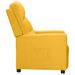 Fauteuil releveur inclinable Jaune Tissu 3 - Photo n°4