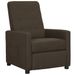 Fauteuil releveur inclinable Marron Tissu 2 - Photo n°1