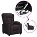 Fauteuil releveur inclinable Noir Similicuir 3 - Photo n°1