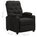 Fauteuil releveur inclinable Noir Tissu - Photo n°12