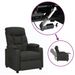 Fauteuil releveur inclinable Noir Tissu 2 - Photo n°1