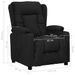 Fauteuil releveur inclinable Noir Tissu Louiza - Photo n°12