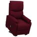 Fauteuil releveur inclinable Violet Tissu 6 - Photo n°1