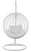 Fauteuil rond suspendu acier effet rotin naturel BINO - L'art de la détente en suspension - Photo n°1