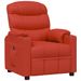 Fauteuil Rouge Similicuir - Photo n°1