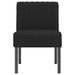 Fauteuil sans accoudoirs noir velours - Photo n°3