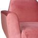 Fauteuil scandinave velours rose Annis - Photo n°7