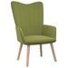 Fauteuil scandinave Vert clair Velours - Photo n°1
