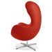 Fauteuil simili cuir rouge Ego - Photo n°3