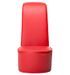 Fauteuil simili cuir rouge Fashionly - Photo n°4