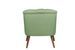 Fauteuil style Chesterfield tissu vert pastel Wester 75 cm - Photo n°5