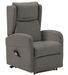 Fauteuil sur roulettes de relaxation et releveur électrique 2 moteurs tissu Vikola - Photo n°9