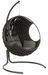 Fauteuil suspendu avec coussins métal noir Vega - Photo n°1