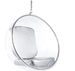 Fauteuil suspendu design BALU – Bulle transparente en plexiglas et assise en similicuir - Photo n°1