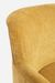 Fauteuil tissu doux moutarde et pieds en bois de sapin Kania 72 cm - Photo n°4