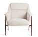 Fauteuil tissu et pieds acier Nola - Photo n°3