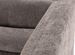Fauteuil tissu gris et pieds bois massif noir Laki - Photo n°5