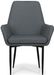 Fauteuil tissu gris foncé Neste - Photo n°1