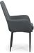 Fauteuil tissu gris foncé Neste - Photo n°3