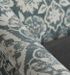 Fauteuil tissu imprimé coussin gris et pieds bois massif clair - Lot de 2 - Photo n°5