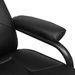 Fauteuil TV avec repose-pied Noir Similicuir - Photo n°6